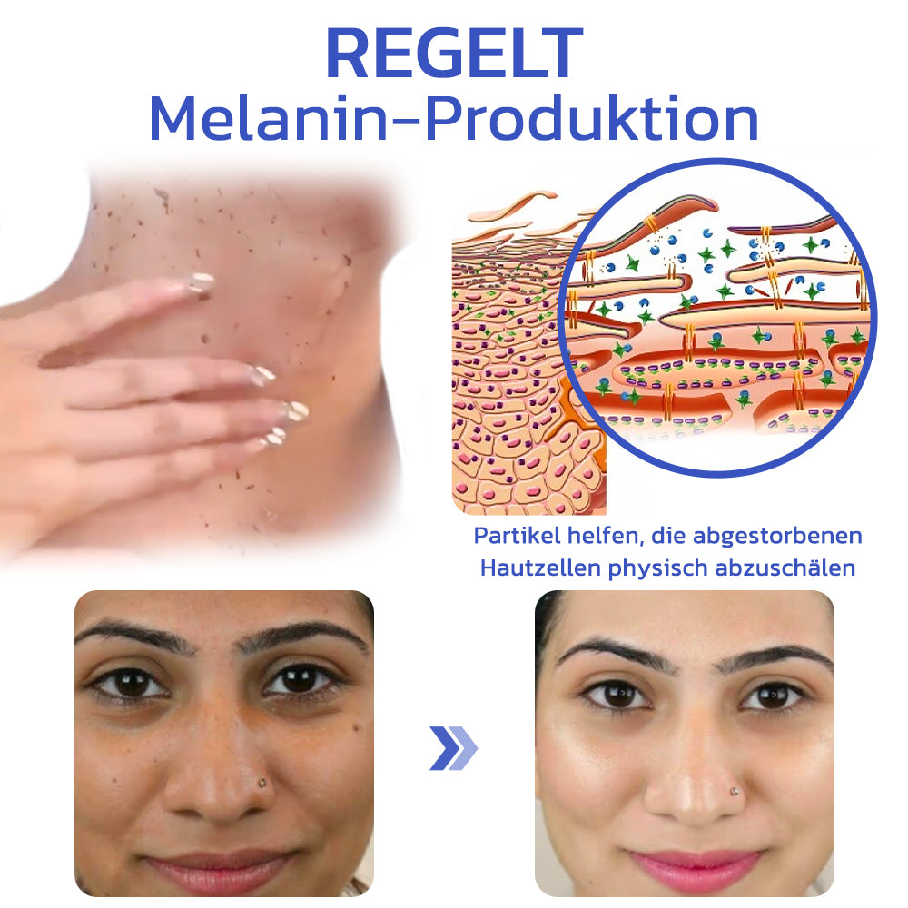 flysmus™ IvoryGlow Körper-Peeling-Gel mit Nicotinamid
