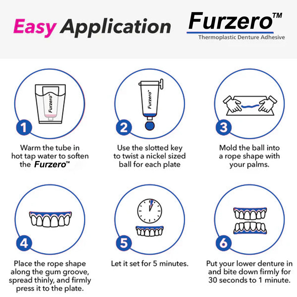 😁 Furzero™ Prothesensilikon-Reline-Kit🦷