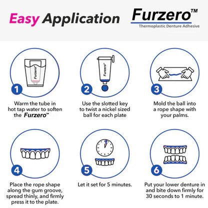 😁 Furzero™ Prothesensilikon-Reline-Kit🦷