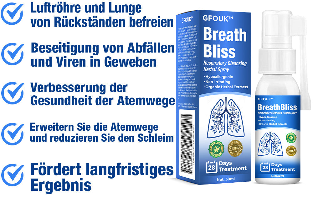 GFOUK™ BreathBliss Atemwege reinigendes Kräuterspray