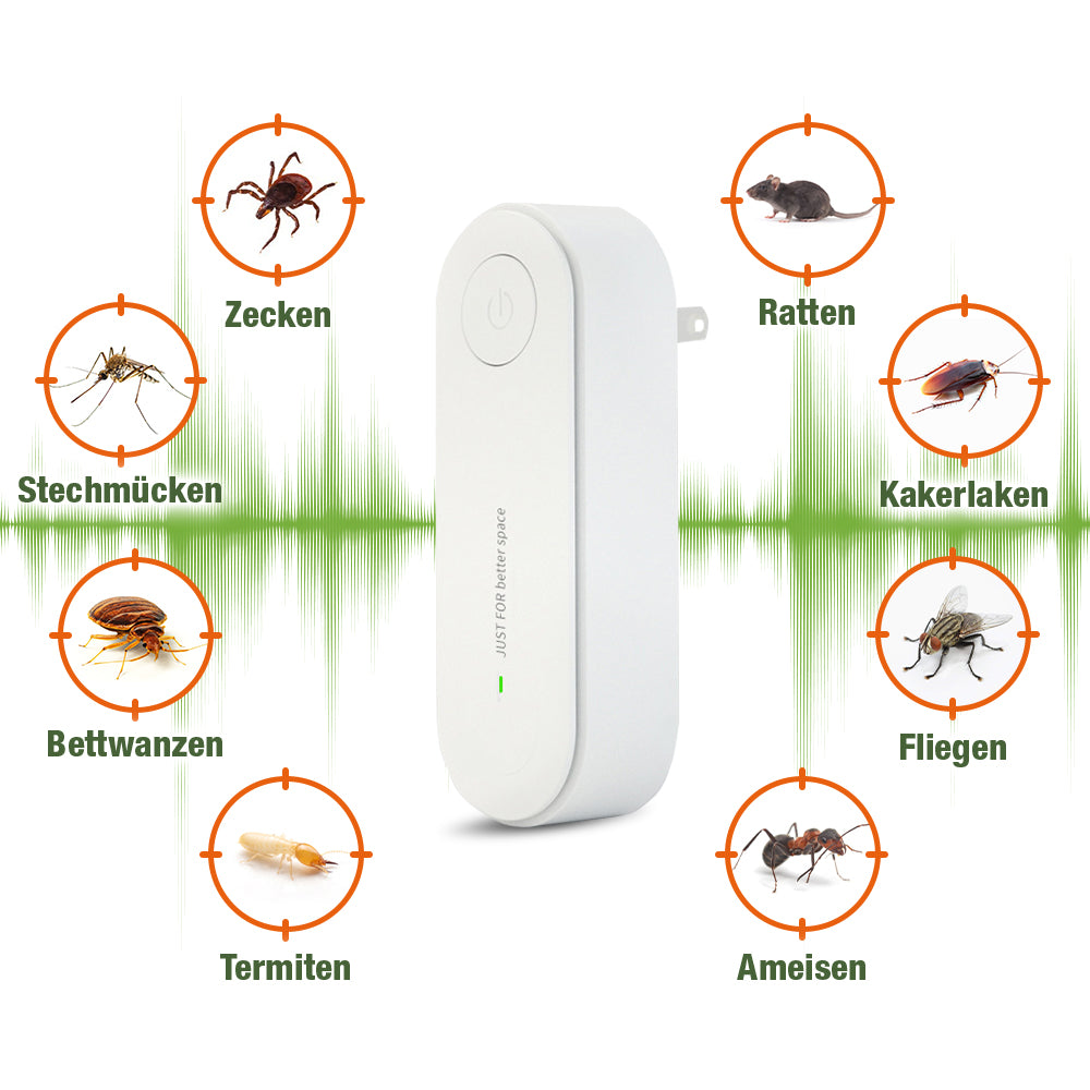 GFOUK™️ VerminVortex Ultraschall-Schädlingsvertreiber