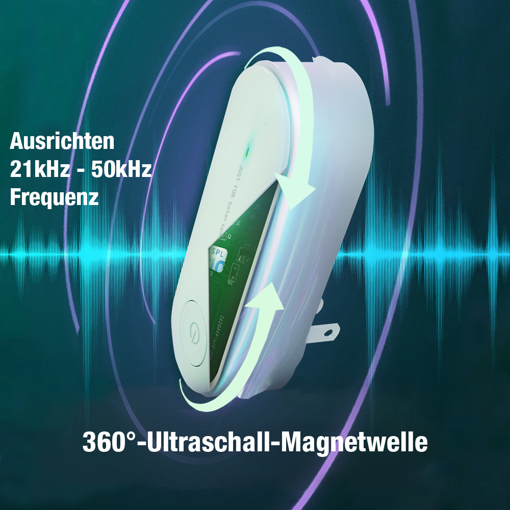 GFOUK™️ VerminVortex Ultraschall-Schädlingsvertreiber