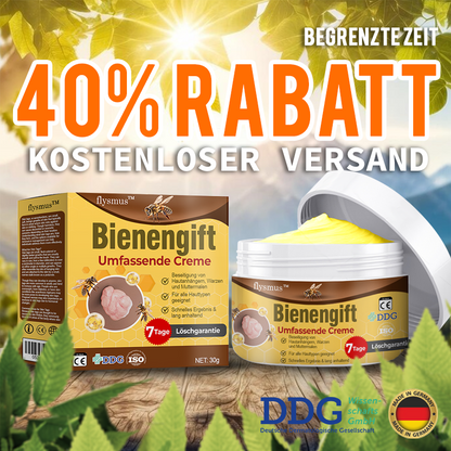 🇩🇪 flysmus™ Bienengift Umfassende Creme ✨ DDG Empfohlen