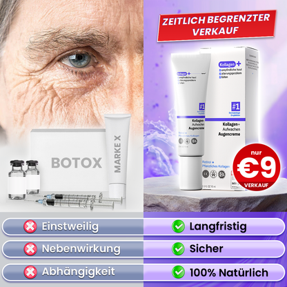 🩷 flysmus™ Kollagen+ Aufwachen Augencreme 🇩🇪 Vom Dermatologen genehmigt