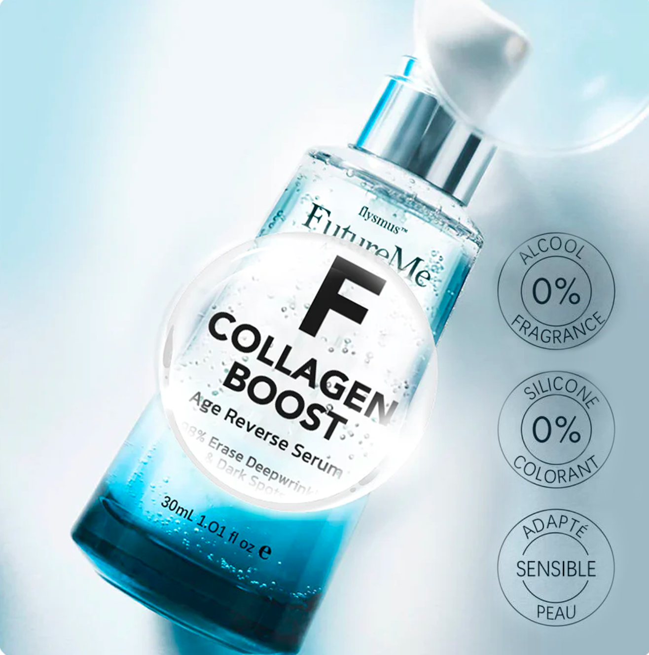 flysmus™ FutureMe Fortgeschrittene Kollagen Boost Alter Umkehren Serum