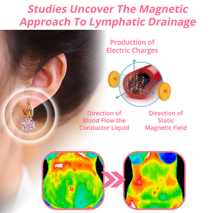 flysmus™ Lymphvity MagneTherapy Germanium Ohrringe