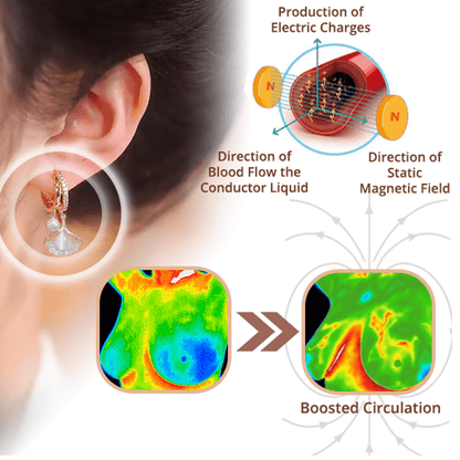 flysmus™ MagneTherapy Germanium Detox Ohrringe