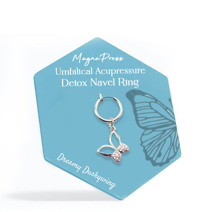 MagnePress Piercingfrei Akupressur Detox Nabel Ring