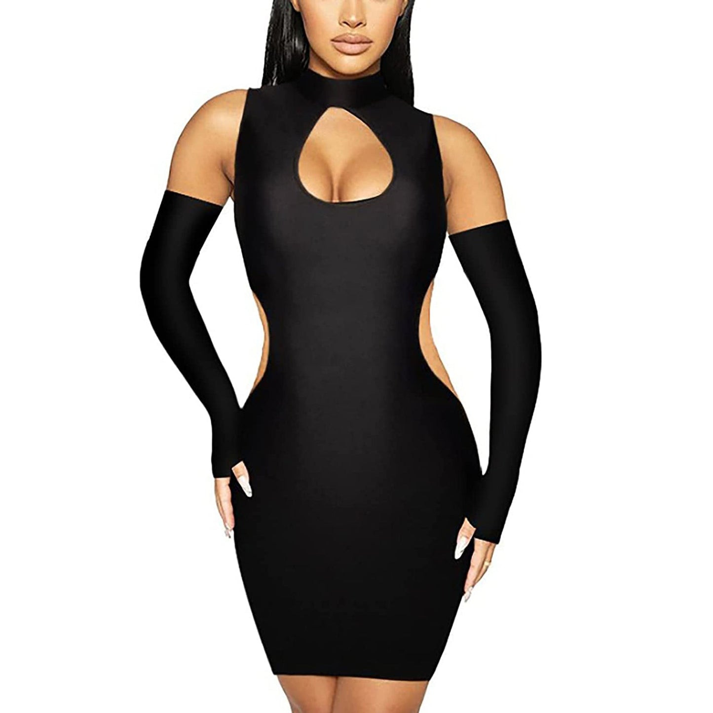 Izadora™ Off shoulder bodycon met uitsnijding