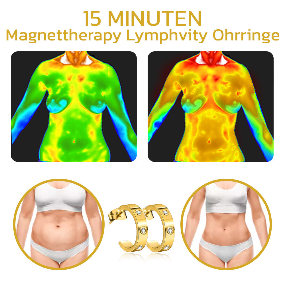 Doris Akupressur Magnetherapy Lymphvity Ohrringe