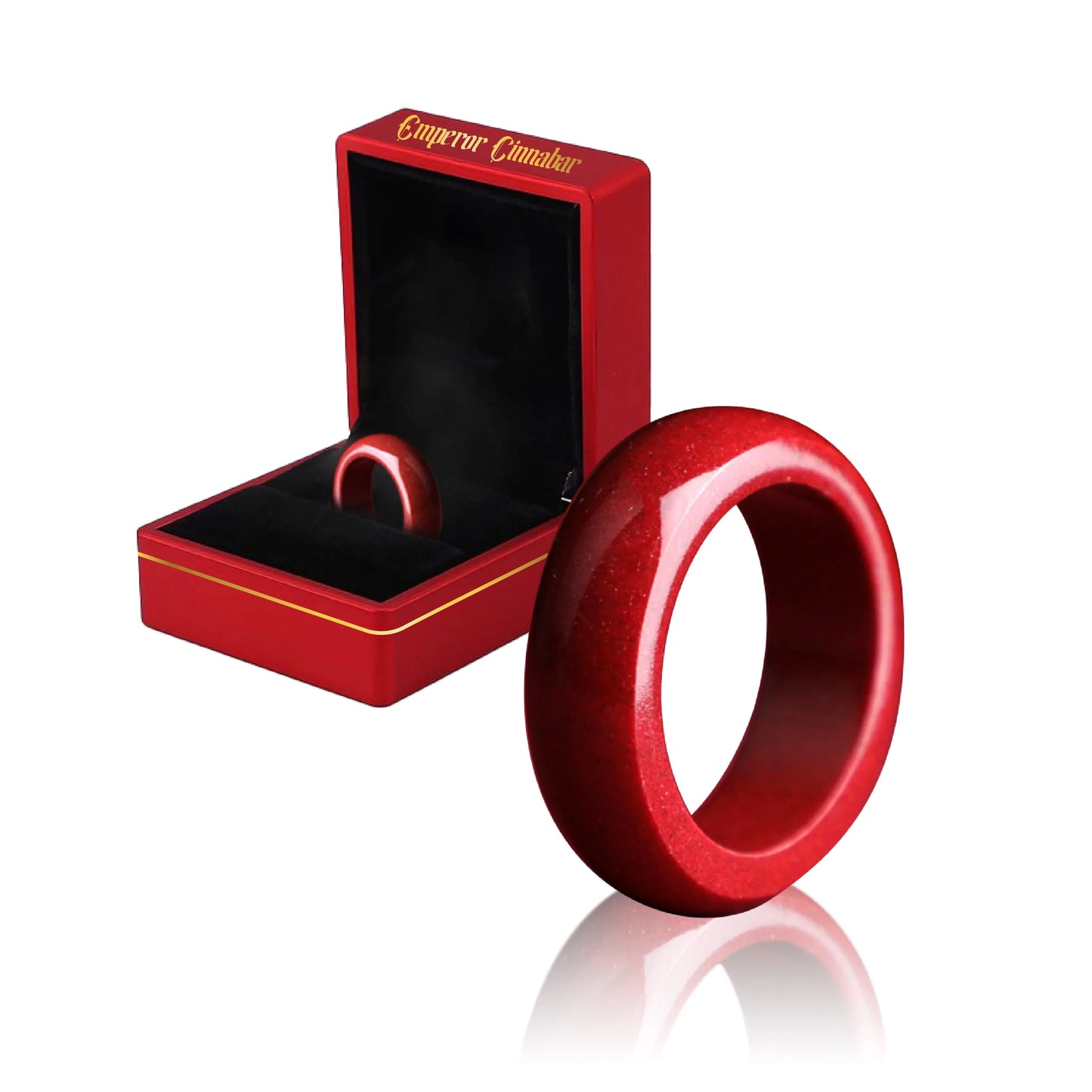 FengShui Zinnober Ring