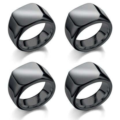 GFOUK™ Black Carbon Lvmphvity Reinigung TitanRing