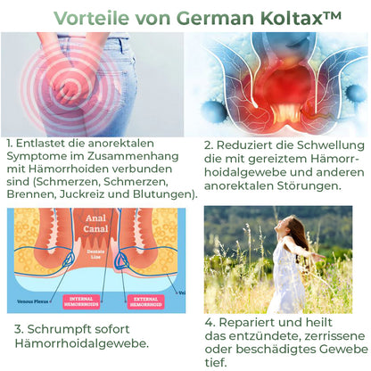 Deutsche Koltax™ Hämorrhoiden-Linderungscreme